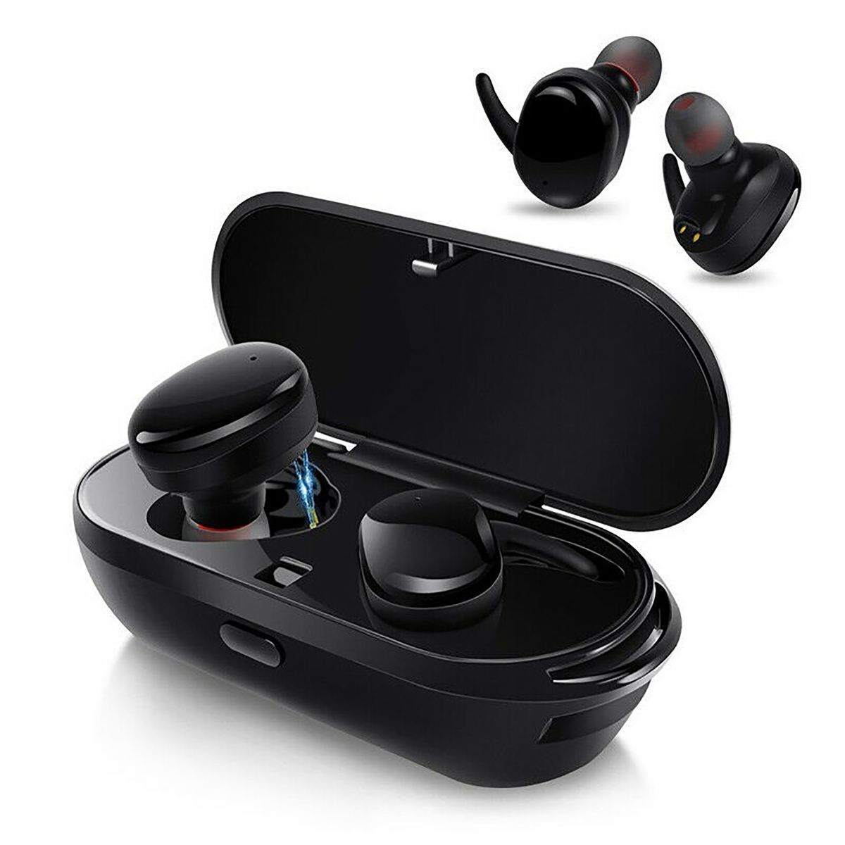 Hands Free Wireless Bluetooth 5.0 TWS4 Sport earpods - Black | Buy ...