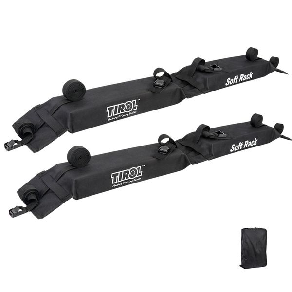 Universal Portable Soft Roof Rack Pads for Kayak Surfboard, Sups, with Bag