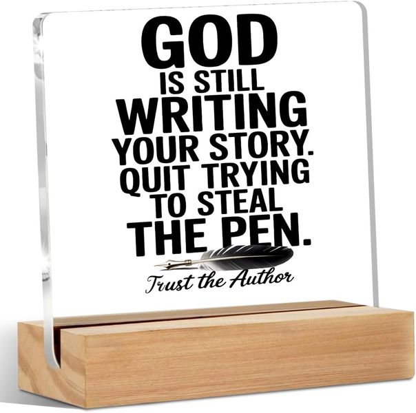 Christian Acrylic Sign, Religious Home Gift