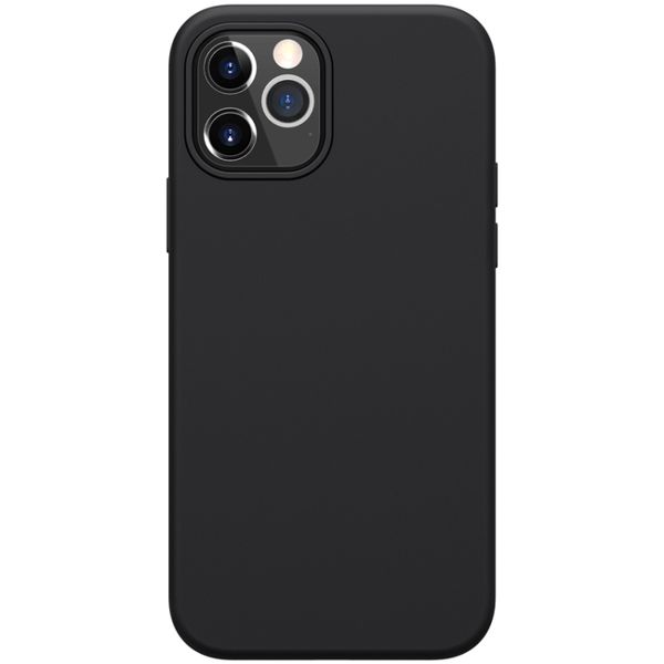 Silicone Cover Compatible with iPhone 12 Pro Max 6.7 inch Black