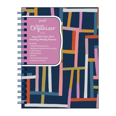 Posh: Deluxe Organizer 17-Month 2023-2024 Monthly/Weekly Softcover
