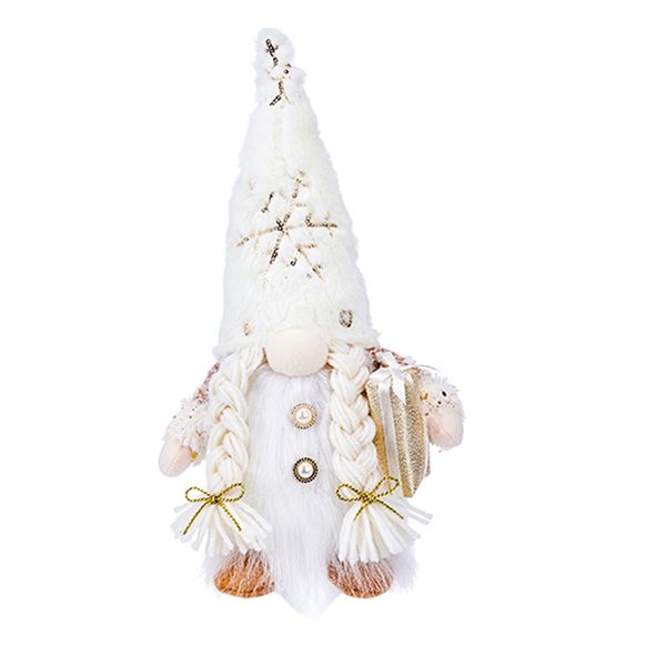 Christmas Decorations: Long Beard, Plush Hat With Light, Creative Doll