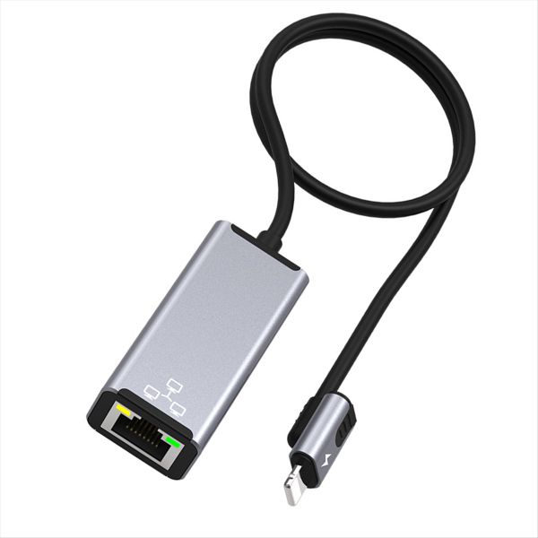 Rj45 Lan Adapter For Iphone 14 13 12 11 8 7 6 5 /Ipad/Ipod