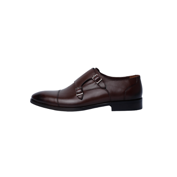 Tigana Men Leather Formal Shoe-Double Strap | Shop Today. Get it ...