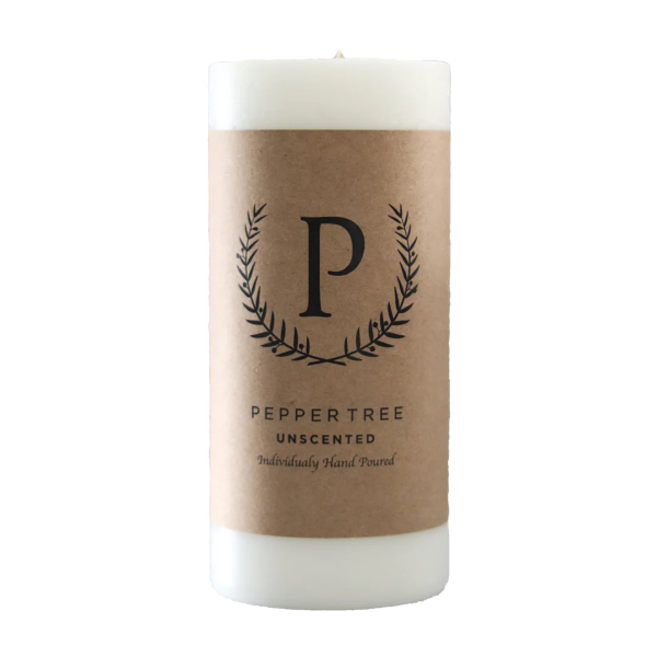 Pepper Tree Large Hand Poured Pillar Candle 700ml