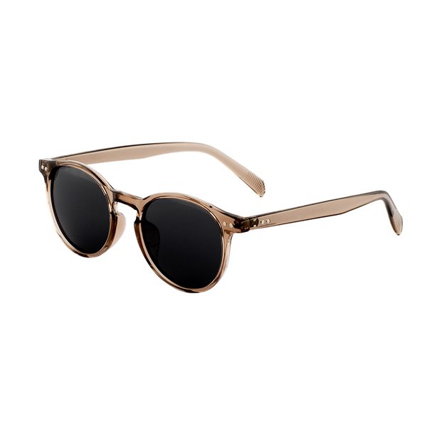 TrulyBlue Retro Polaroid Ash Brown Sunglasses