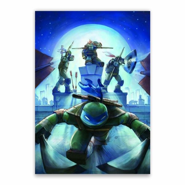 Teenage Mutant Ninja Turtles In Action Poster - A1