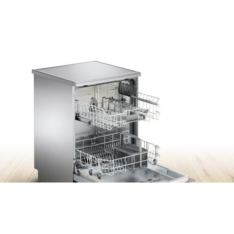 Bosch - 12 Place Dishwasher - Silver 