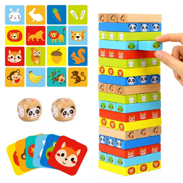 TookyToy Animal Stacking Game
