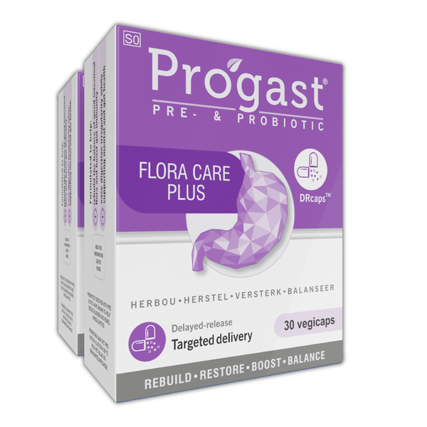 Progast Flora-Care - FloraCare Forte 30 Capsules x 2