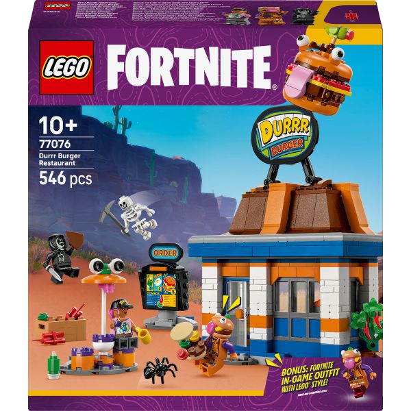 LEGO® Fortnite® Durrr Burger Restaurant Video Game Toy 77076