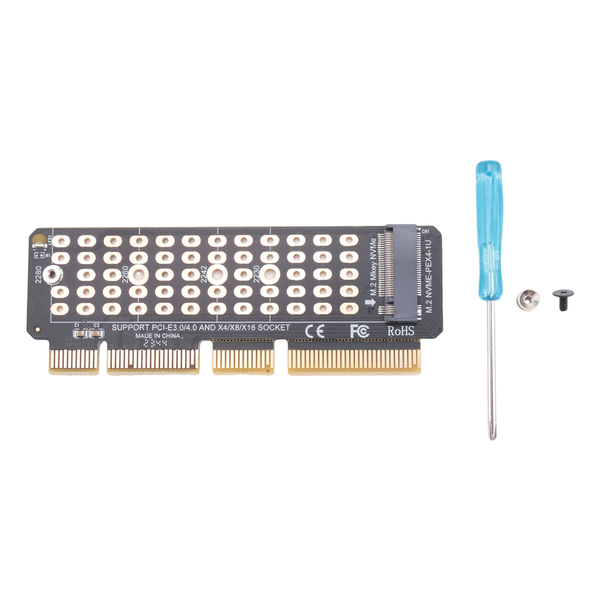 M2 Nvme Adapter Card M2 Ssd Nvme To Pcie 4 0 X4 Riser Card