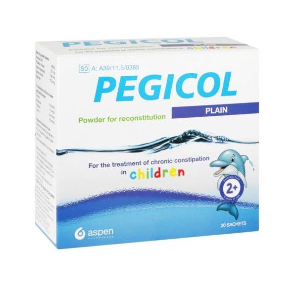 Pegicol Plain Children Chronic Constipation Powder 20 Sachets