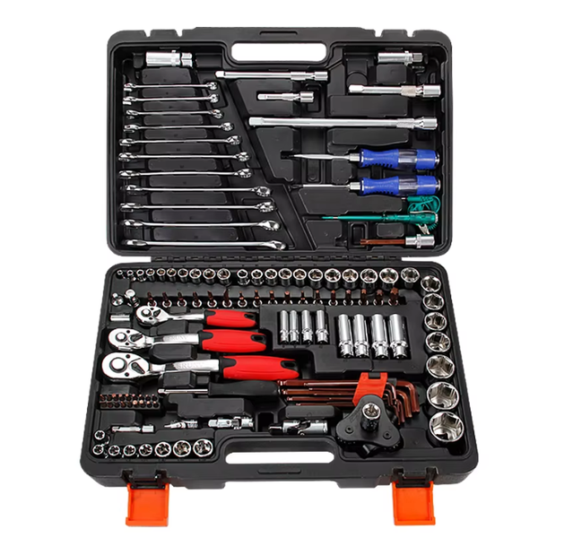 121-Piece Professional Socket &amp; Tool Set - with Ratchets, Bits &amp; Wrenches