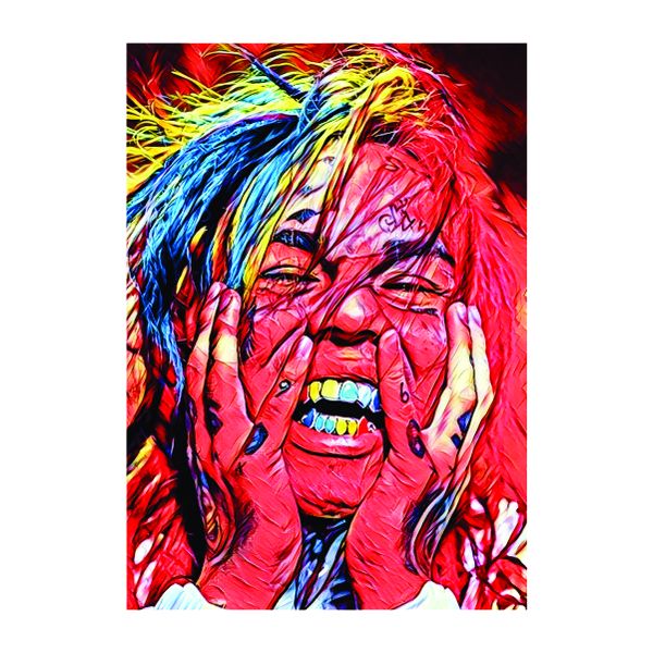 Tekashi 6ix9ine Fan Art - A1 poster