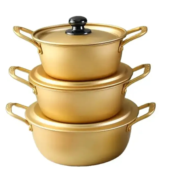 Stainless Steel Round Pot Set