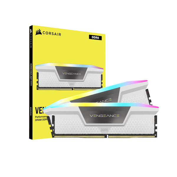 Corsair Vengeance RGB DDR5 32GB (2x16GB) 5600MHz C36 - White
