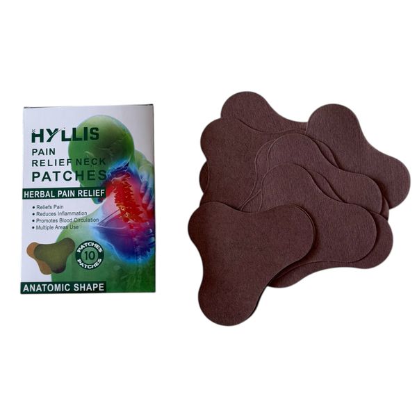 10 Pieces Hyllis Herbal Neck Pain Relief Patches