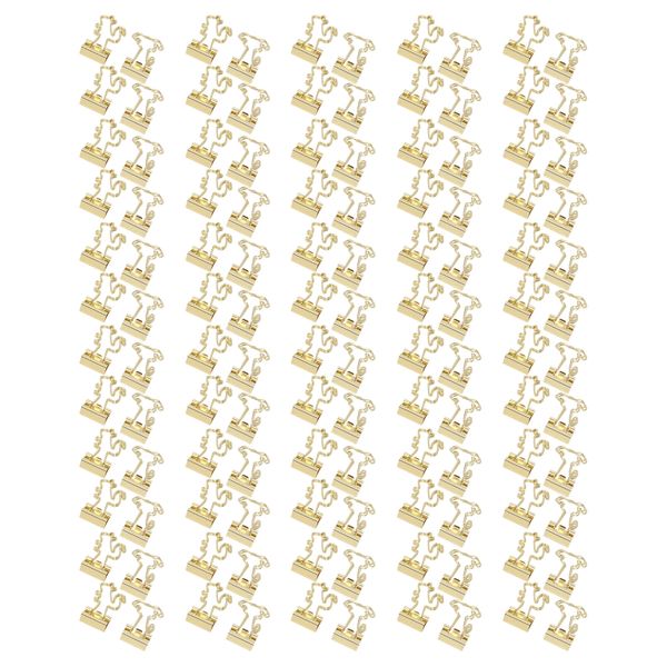 Animal Shaped Binder Clips 100 Piece Multi-Purpose Metal