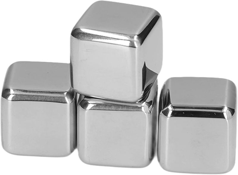 Ice Cube 4Pieces Stainless Steel