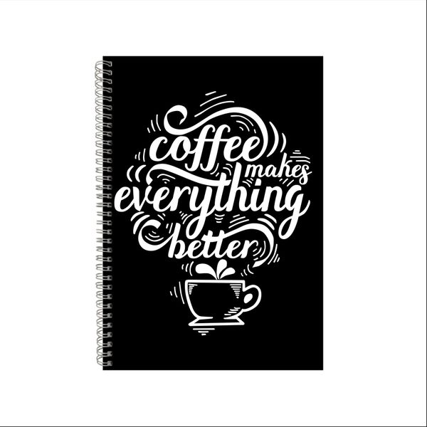 Coffee 2 Notebook Bean Gift Idea A4 Notepad Pad 40