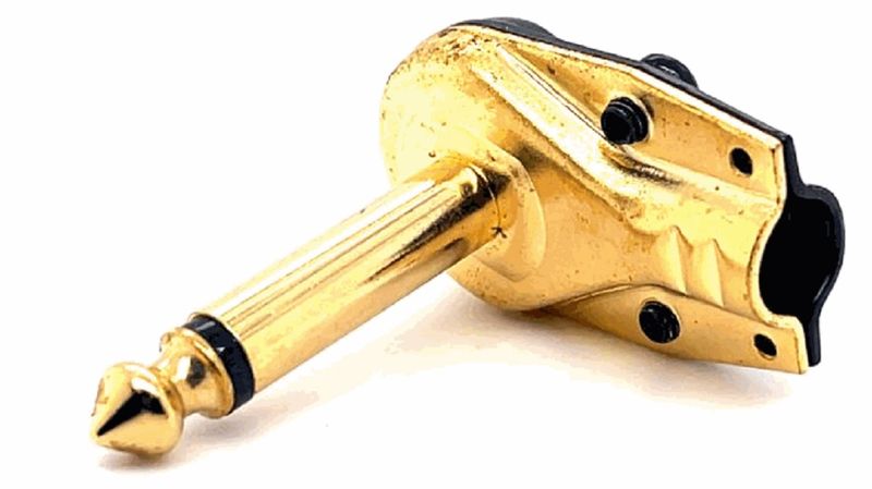 Cyberdyne 6.35mm Mono Male Angle Connector