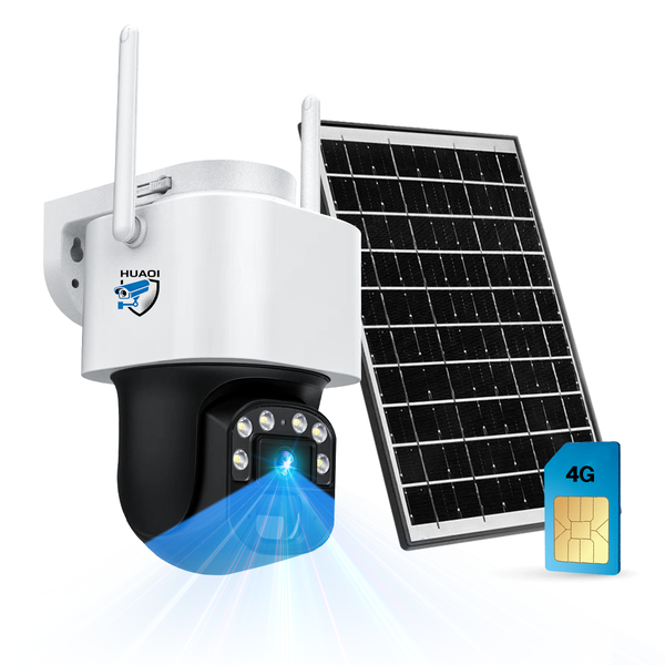12MP 4G Outdoor/Home Security Cameras with 2.5K Solar Panel YOOSEE HUAOI