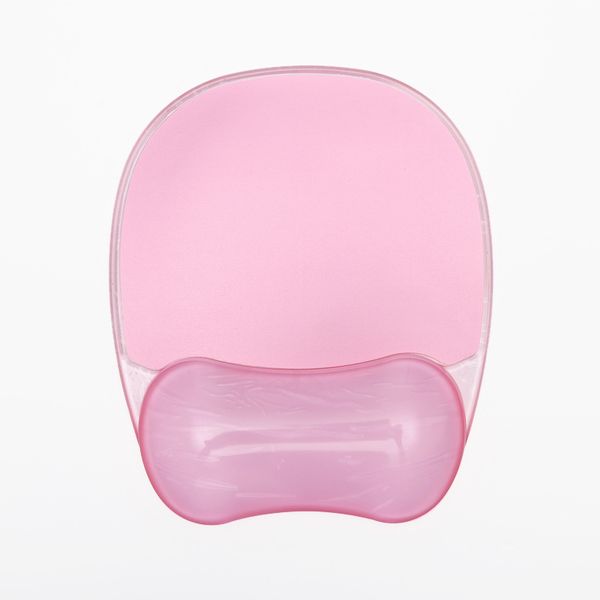 Pink Transparent Crystal Wrist Mouse Pad