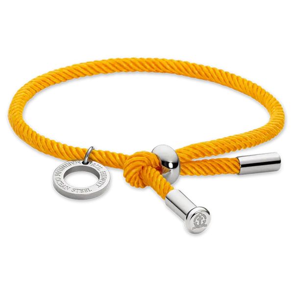 Paul Hewitt Women Vitamin Sea Bracelet Orange Silver Self Adjustable