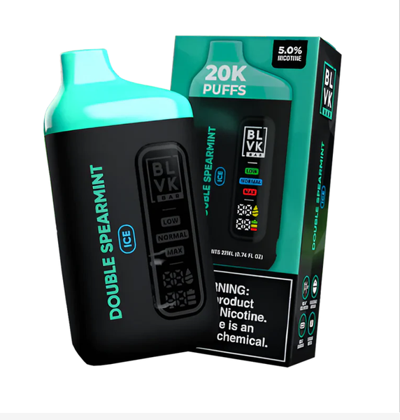 BLVK Bar 20000 Disposable Pod Device Double spearmint