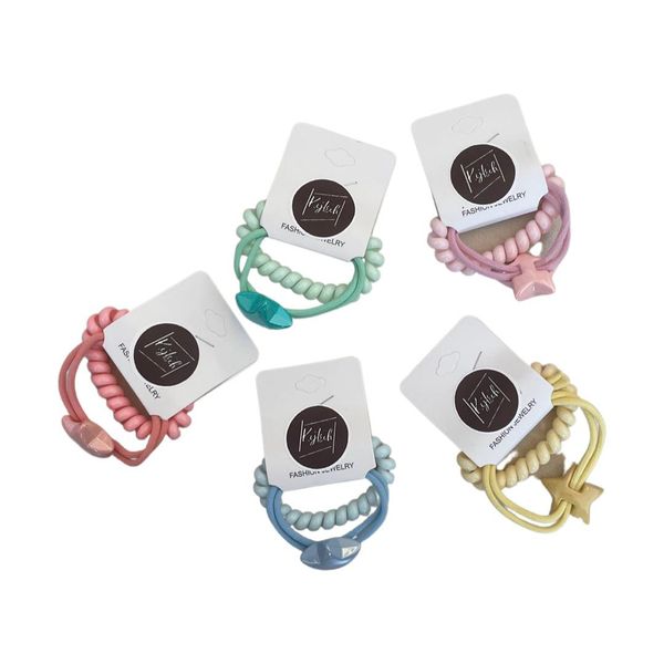 Kytsch 10 Pastel Star Hair Elastics