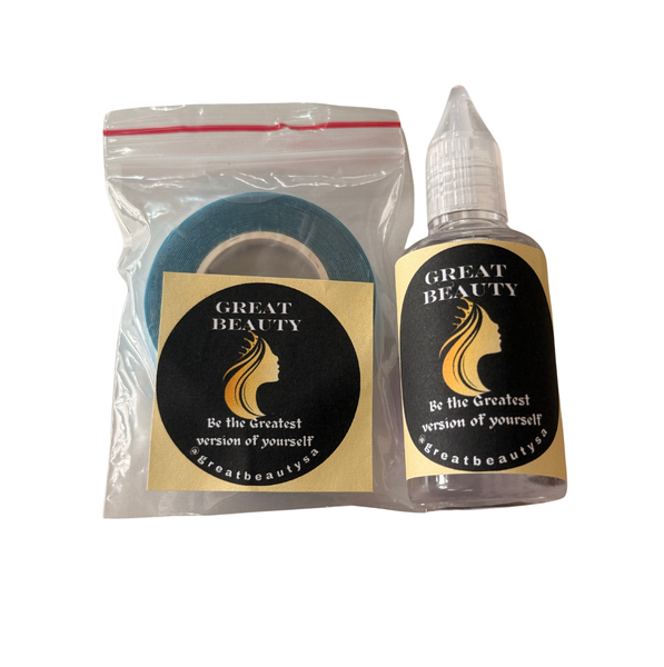 Great Beauty Pro Hair Replacement Tape Roll 3M &amp; Remover Combo