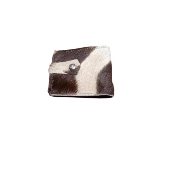 Genuine Zebra Skin Hide Wallet - Handmade Real Hide Wallet
