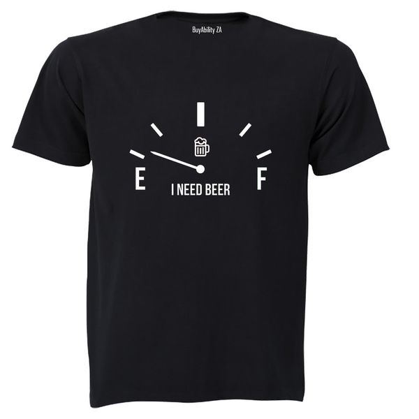 I Need Beer - Adults - T-Shirt