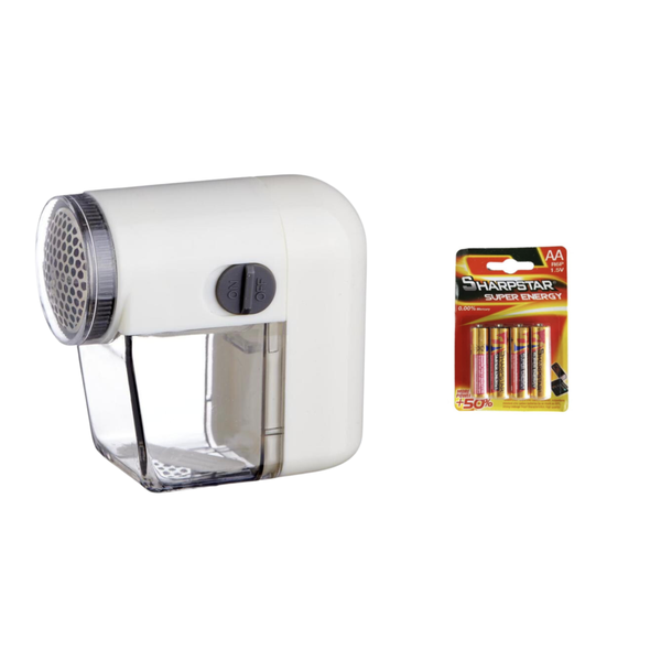 Mini Automatic Lint Remover + 4 x AA Batteries