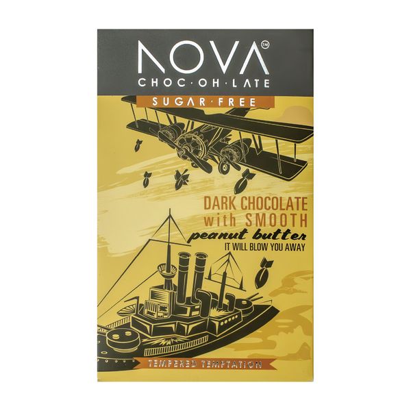NOVA CHOCOLATE - Dark Chocolate with Smooth Peanut Butter 100g