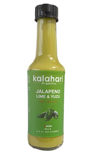 Kalahari Organics Jalapeno Lime &amp; Yuzu Hot Sauce - 125ml