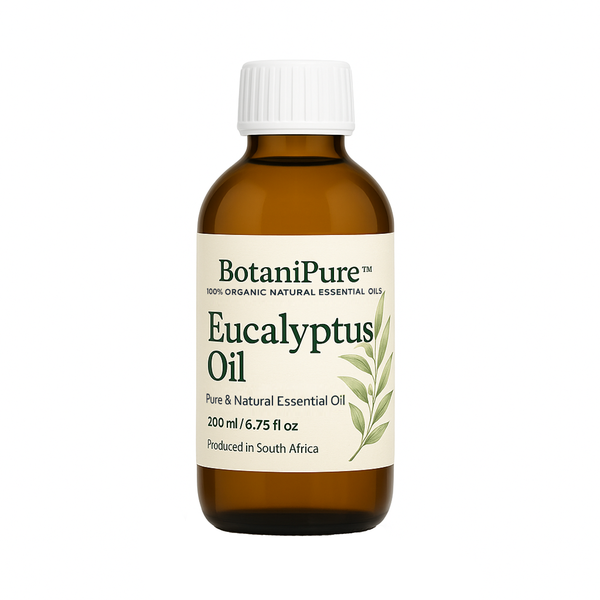 BotaniPure Eucalyptus Oil 200ml - Organic Eucalyptus Globulus Oil