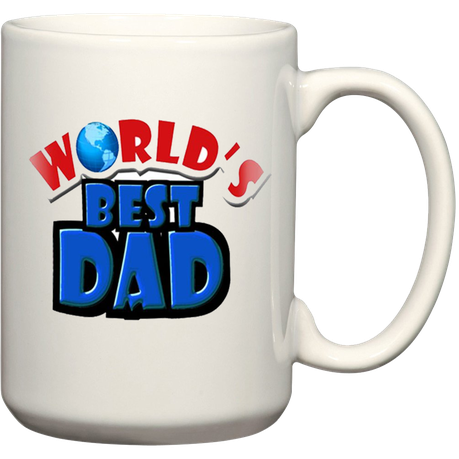 Best Dad in the World Wordle Mug