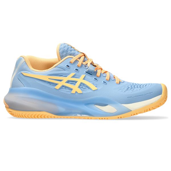 Asics Women's Gel-Resolution X Padel Shoes - Stone Wash/Orange Glow