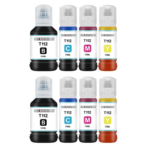 Epson 112 EcoTank ink bottle Multipack - Compatible x 2