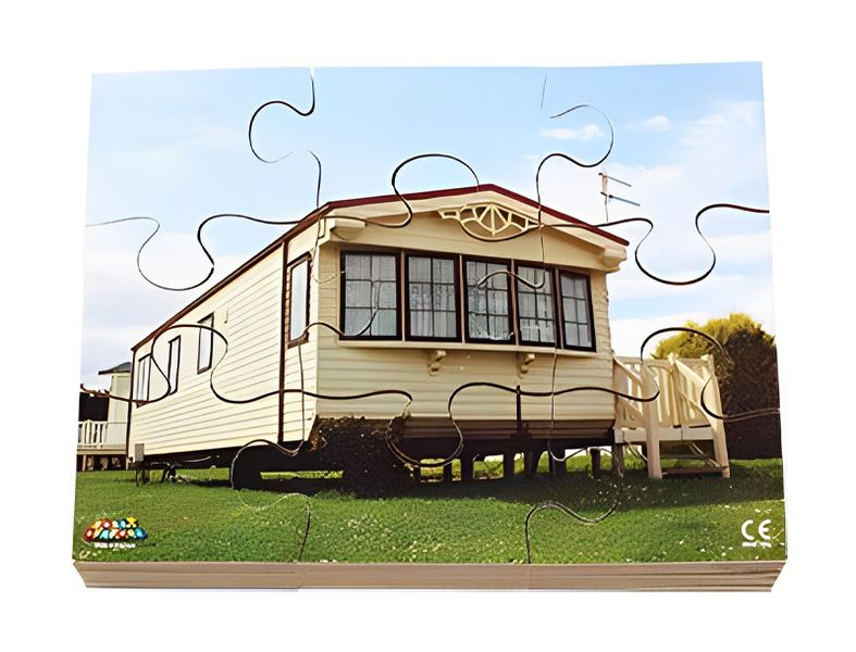 Interlocking Puz - Homes Set of 8