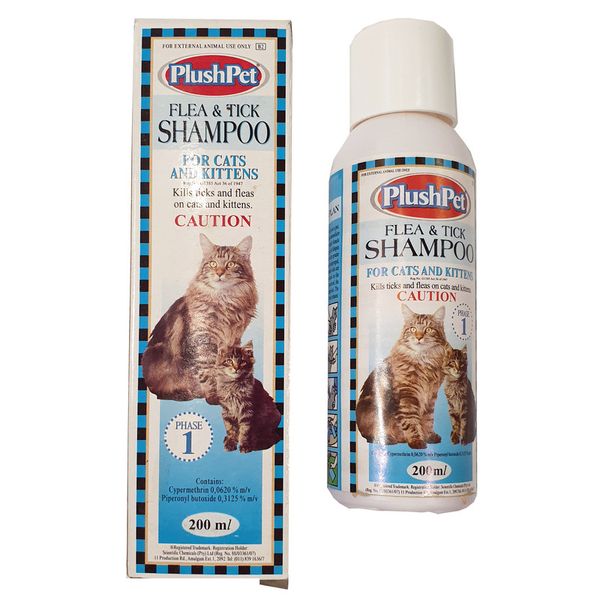 Plush Pet Flea &amp; Tick Shampoo for Feline