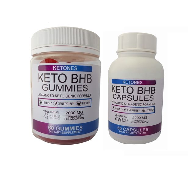 Keto BHB Gummies &amp; Keto BHB Capsules 2000MG
