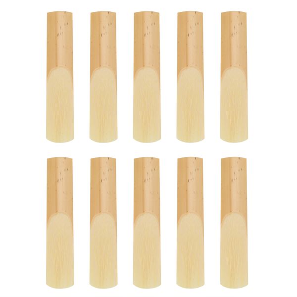 10pieces Tenor Sax Reeds (Wood Tone)