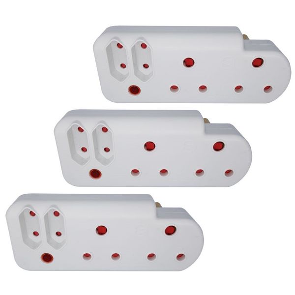 Ellies Adaptor 2X16A/2X5A + Surge (FBA4S)