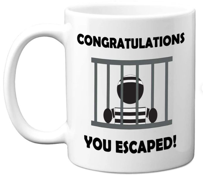 Congratulations You Escaped Retirement 11oz Ceramic Premium Coffee Mug
