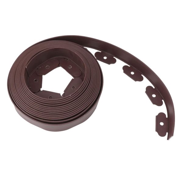 Garden DIY Easy To Use Flexible Plastic Flowerbed Edging Border 10cm