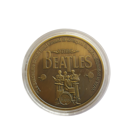 The Beatles Commemorative Bronze Coin Angel Wings Beatles