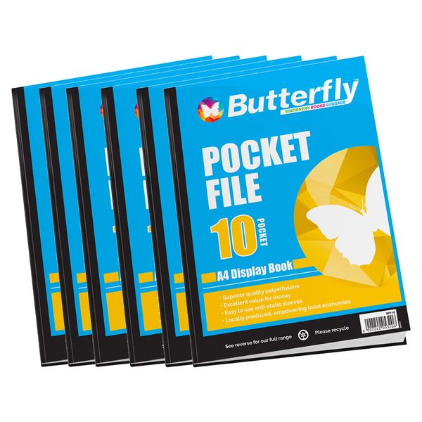 A4 50 M 10 Pocket Display Book X 6 image